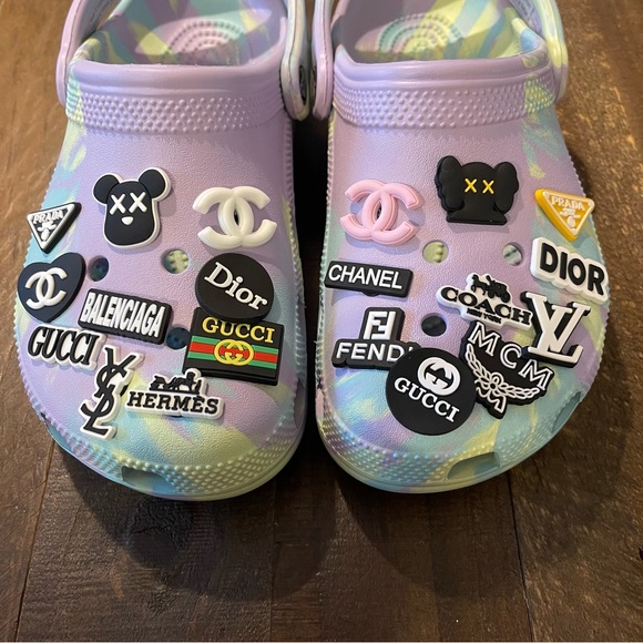 COPY - 20 Piece Designer Logo Crocs Charms Set - Buy 3 of More Get 50% OFF - Picture 3 of 4